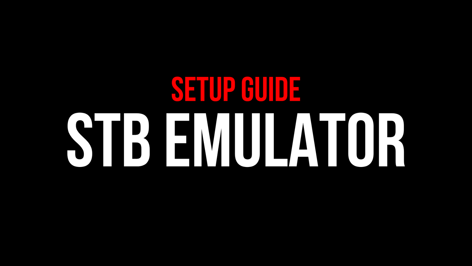 STB Emulator